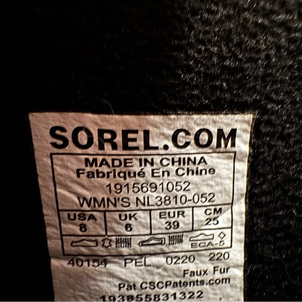 Sorel excellent used